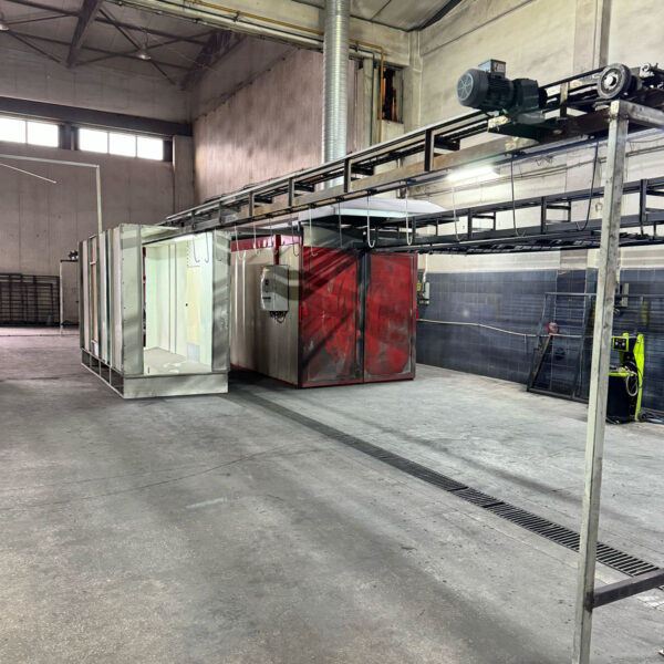 7500 cm Uzunlukta 6 Bölmeli Toz Boya Fırını | Enerji Verimli Sistem - Ankara Elektrostatik Toz Boya | Dayanıklı ve Estetik Kaplama Çözümleri Enerji tasarruflu, 6 bölmeli 7500 cm elektrostatik boya fırını