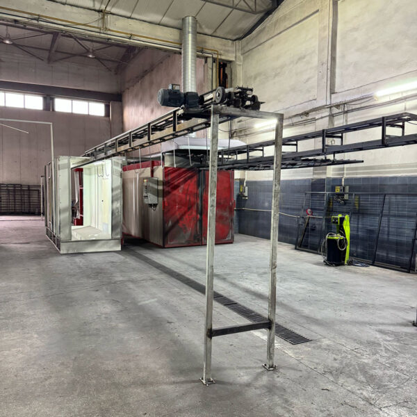 6’lı Elektrostatik Toz Boya Fırını – 7500 cm Endüstriyel Kapasite - Ankara Elektrostatik Toz Boya | Dayanıklı ve Estetik Kaplama Çözümleri 7500 cm endüstriyel boyama kapasitesine sahip 6’lı elektrostatik toz boya fırını