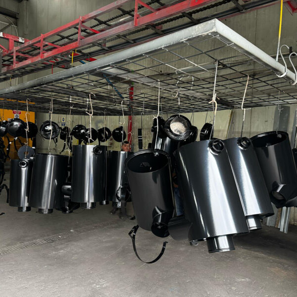 Elektrostatik Toz Boyalı Borular | Estetik ve Koruyucu Kaplama - Ankara Elektrostatik Toz Boya | Dayanıklı ve Estetik Kaplama Çözümleri Elektrostatik toz boya ile kaplanmış borular – koruyucu kaplama örneği